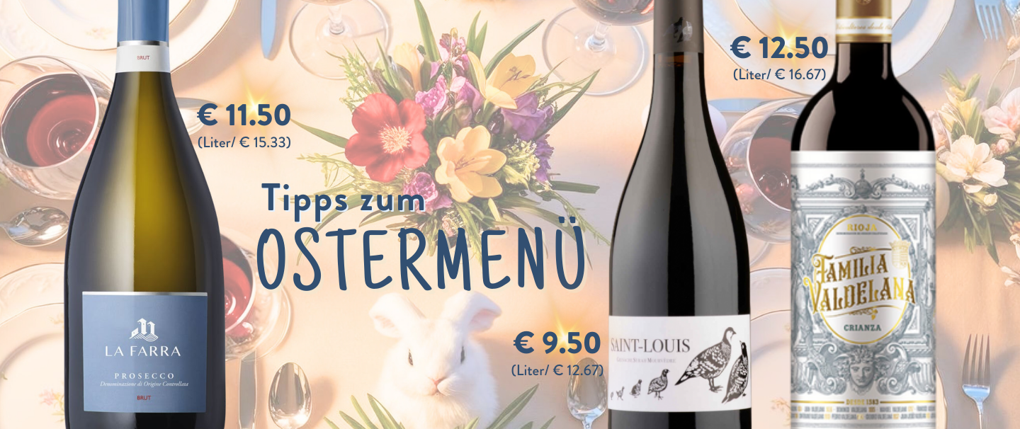 Weintipps zum Ostermen&uuml; bei Wein-Musketier