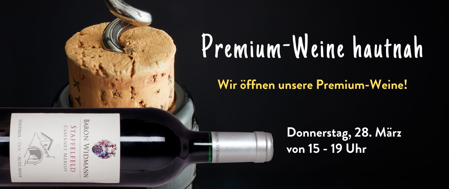 Weinliebhaber aufgepasst: regelmäßige Verkostung von Premium-Weinen im WEIN-MUSKETIER Aalen.