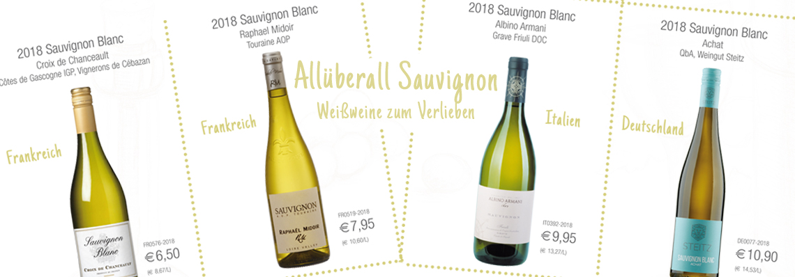 Weinproben von Sauvignon Blanc Weinen im Wein-Musketier Aalen 