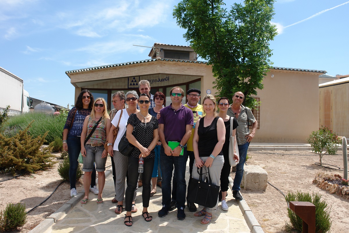 Wein-Musketiere bei Bodegas Juan Gil in Jumilla