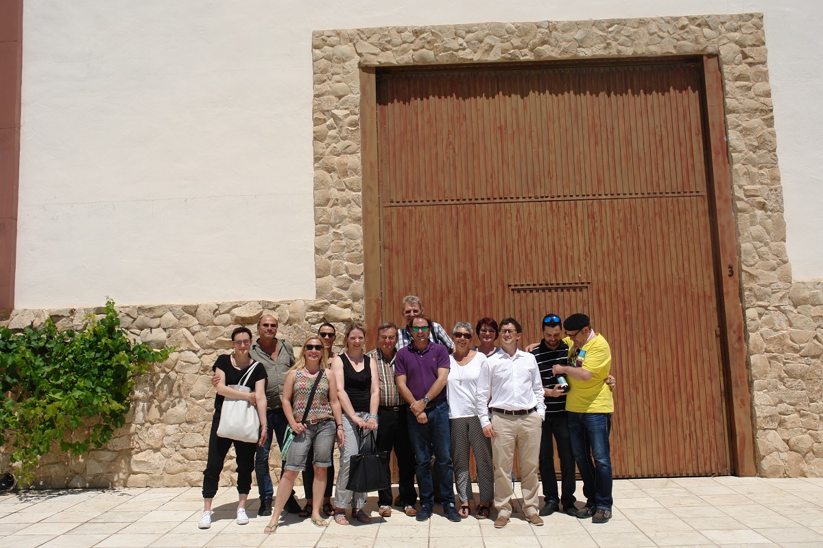 Wein-Musketiere bei Bodegas Sierranorte in Jumilla